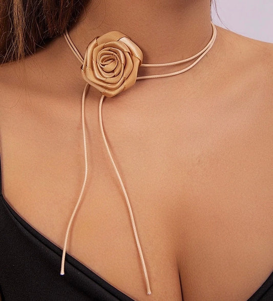 Rose Choker Necklace
