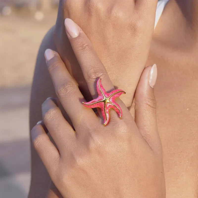 Pinky Star Ring