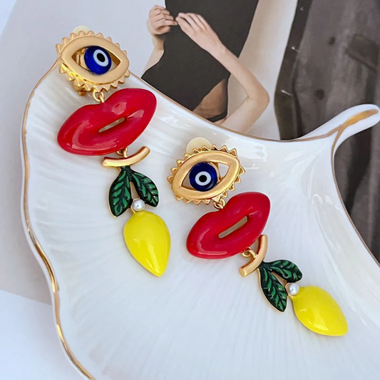 Lips and Lemon Evil Eye