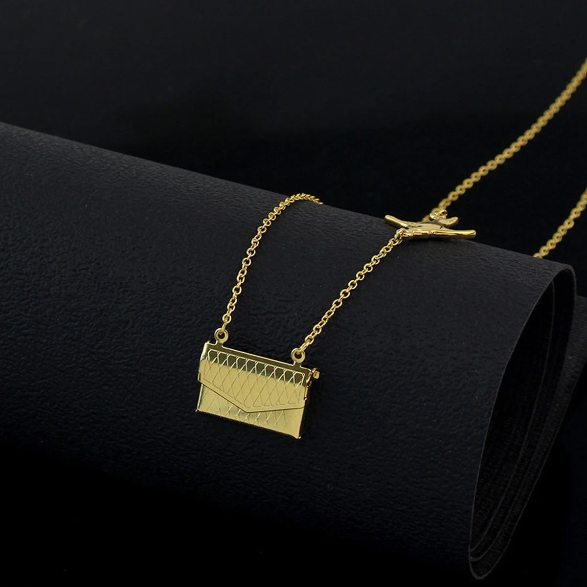 Envelope Bird Necklace