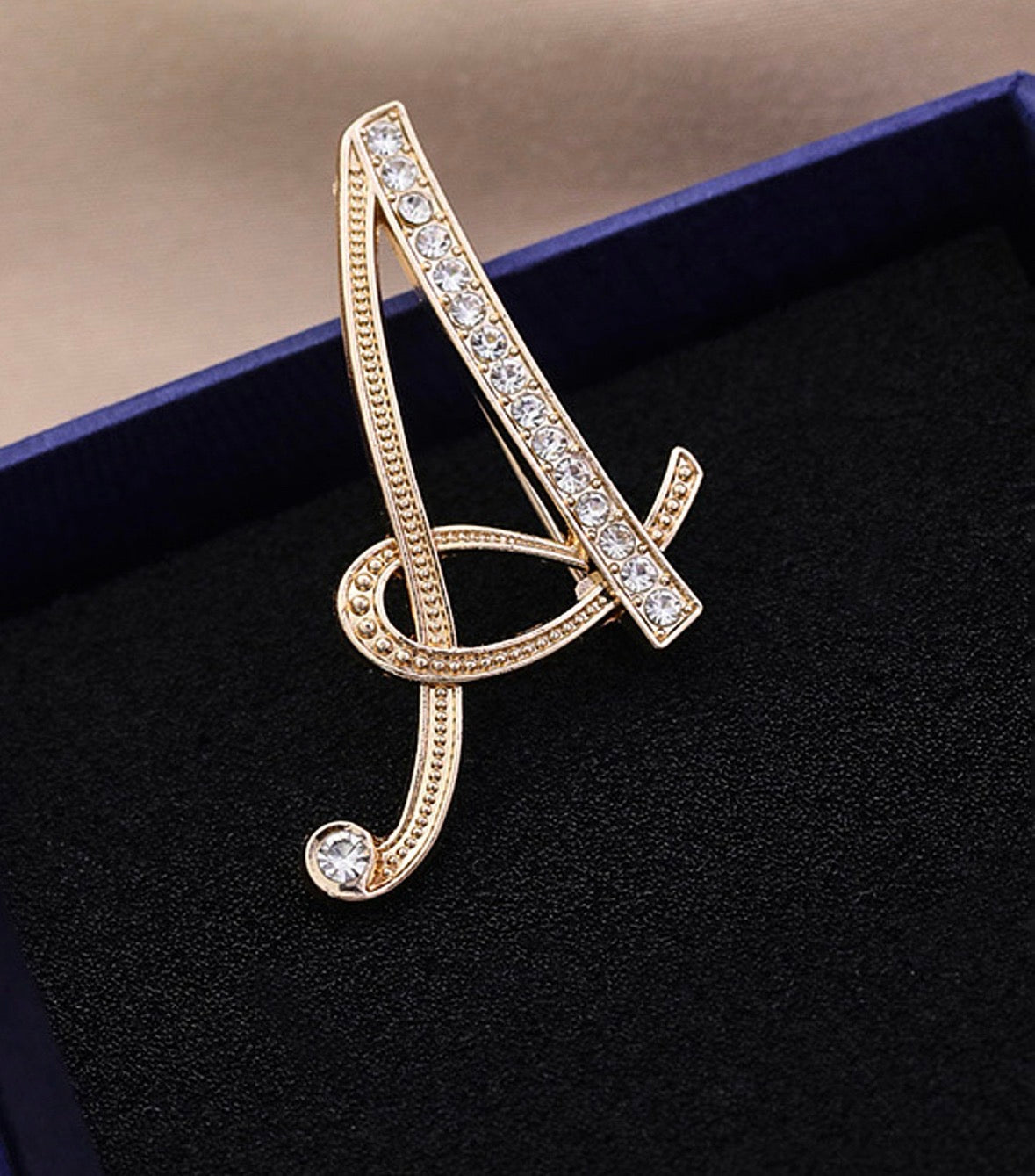 Initial Brooch