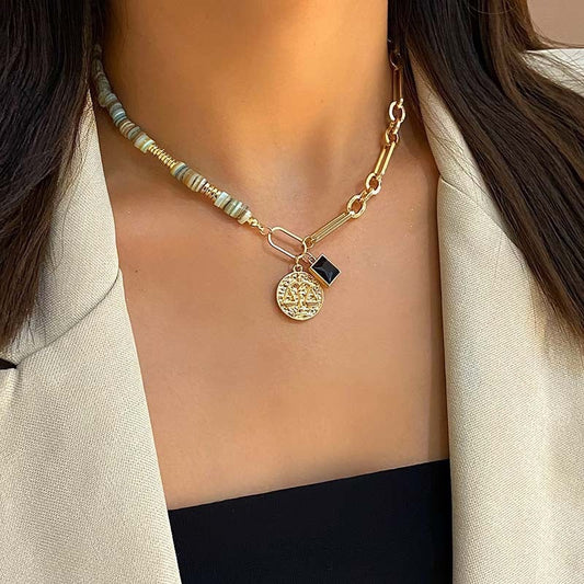 Half n Half Necklace