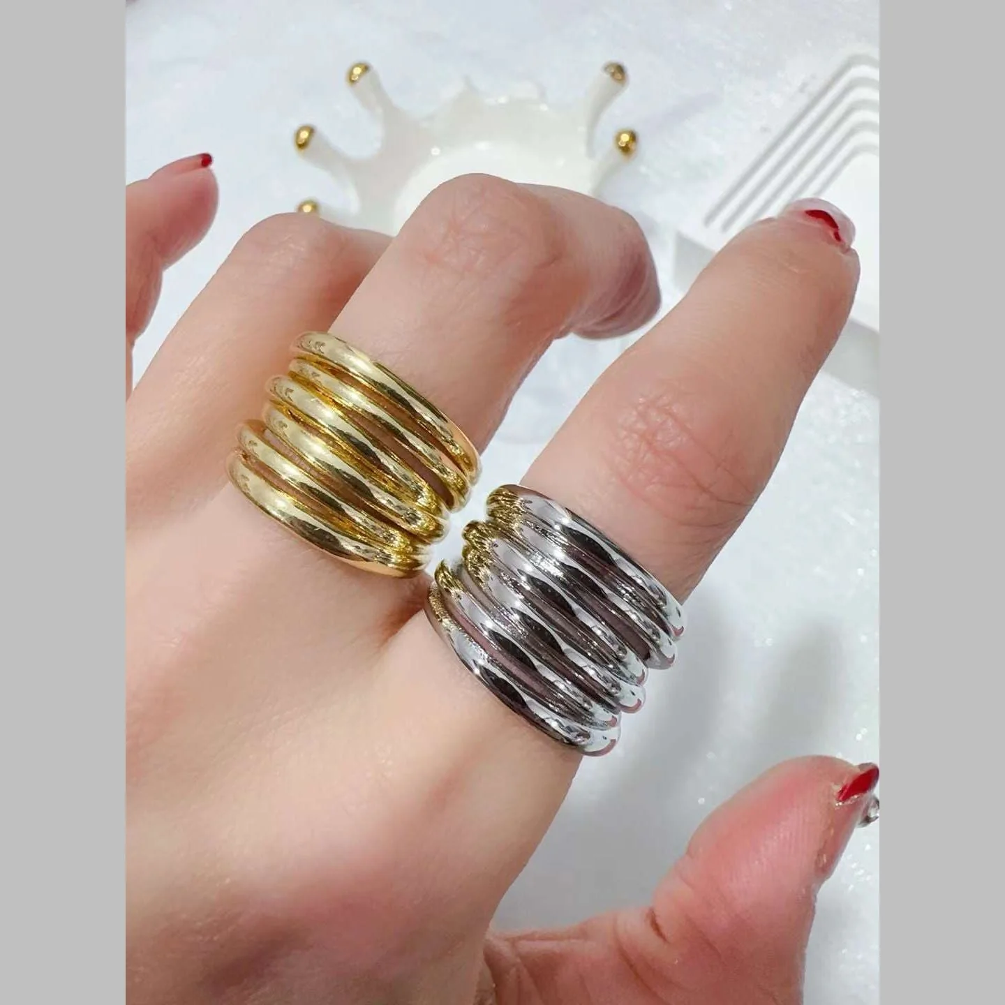 Layered Band Ring