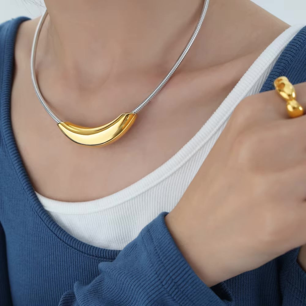 Multi Robotic Clasp Necklace