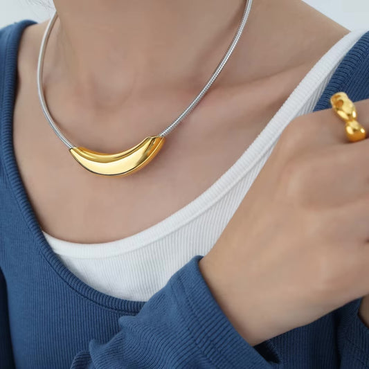 Multi Robotic Clasp Necklace