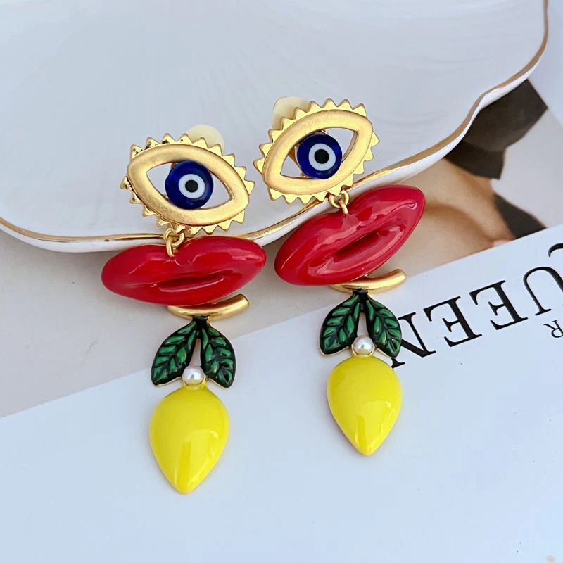 Lips and Lemon Evil Eye