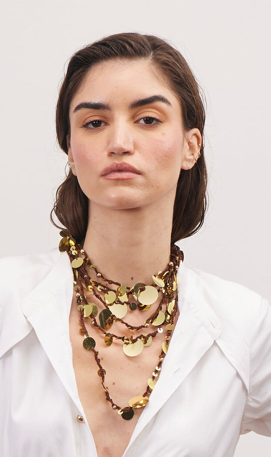 Layered Coin Necklace