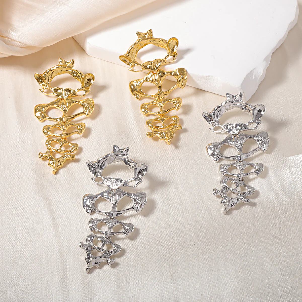 Fishbone Earrings