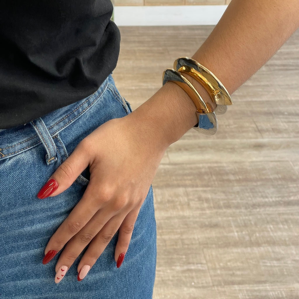 Two Tone Abstract Kada