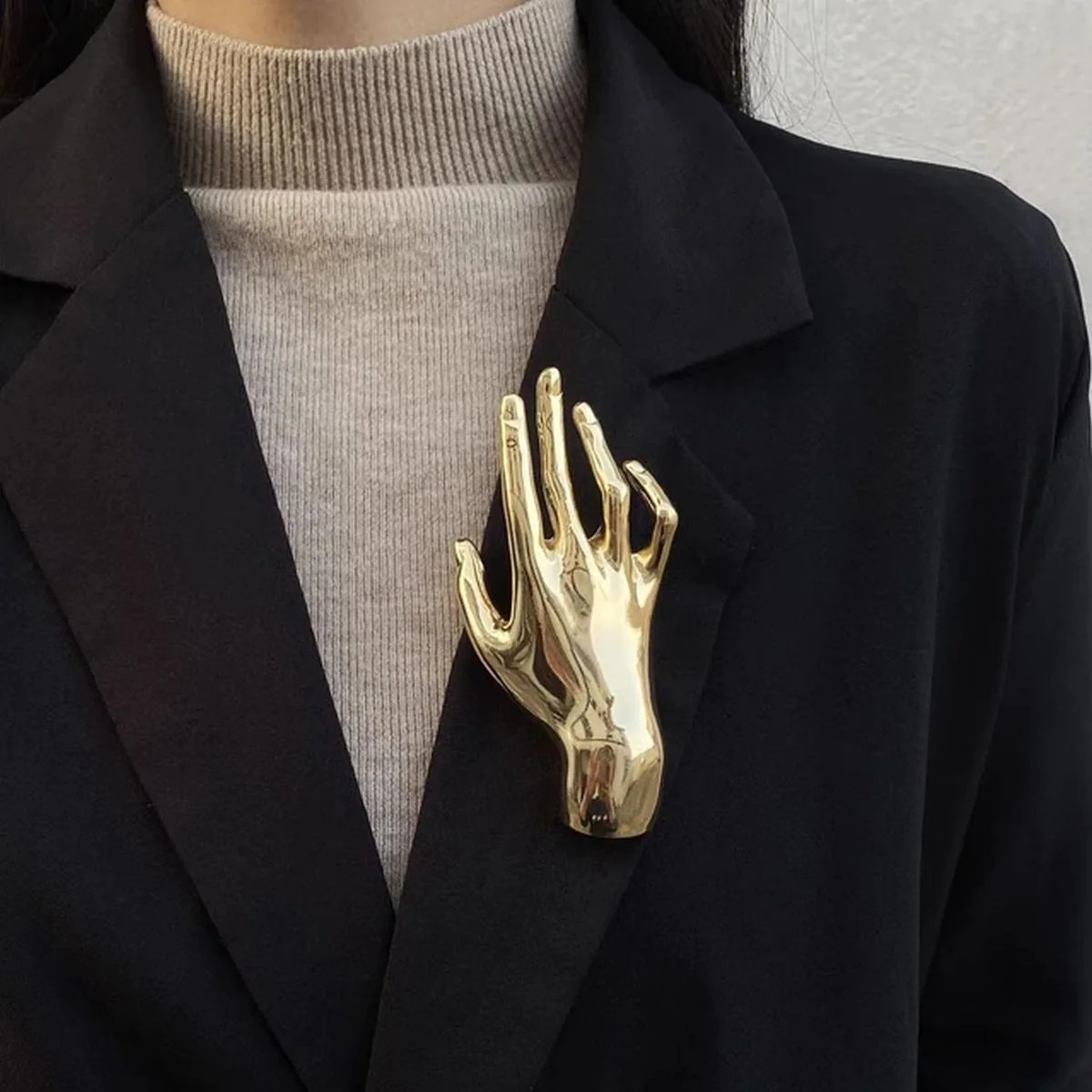 Hand Statement Brooch