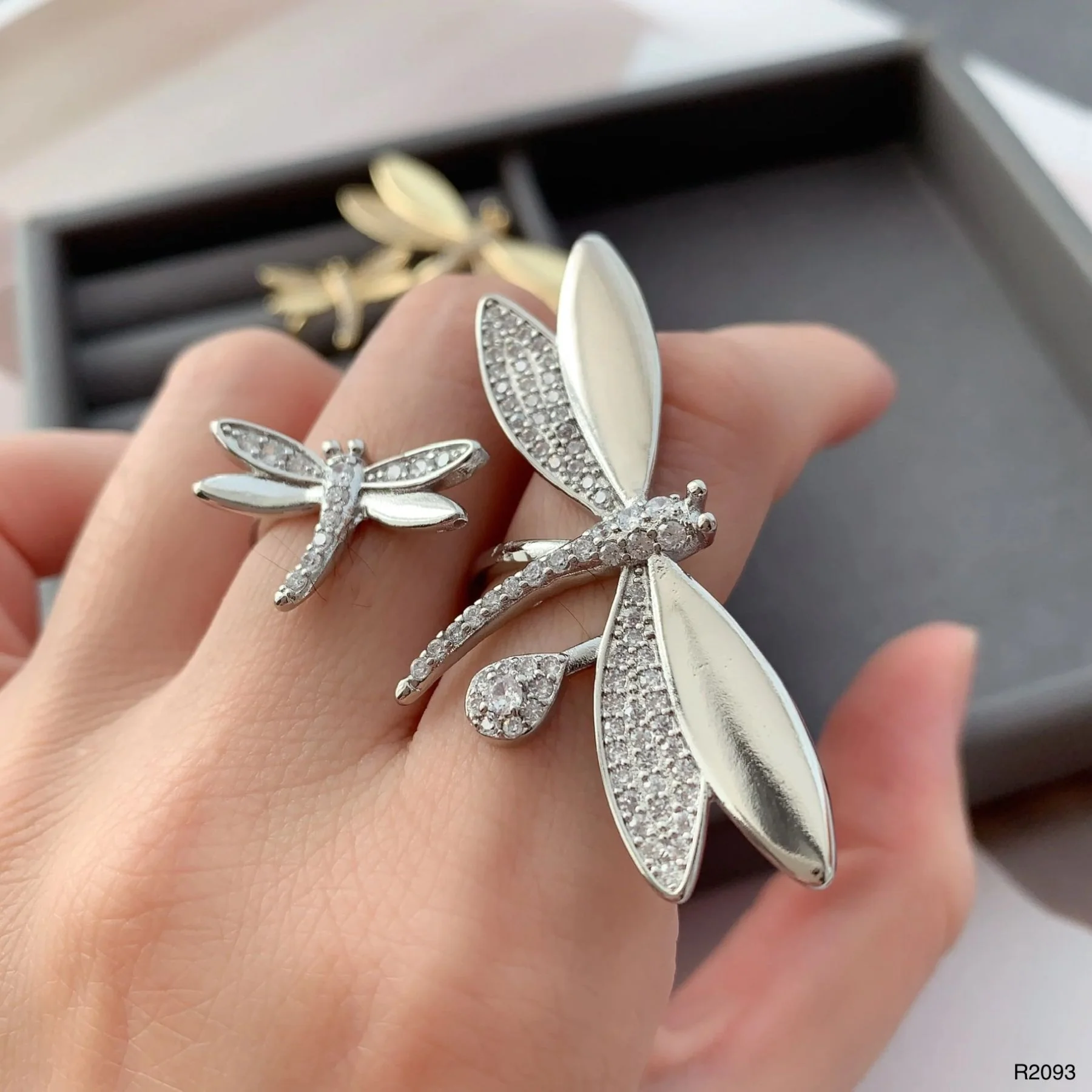 Double Dragonfly Ring