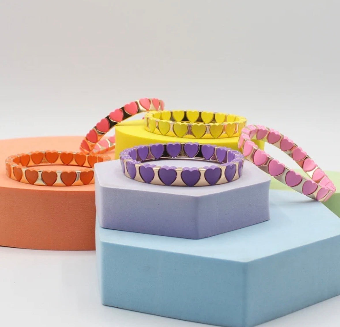 Heart  Candy  Stretch Bracelet