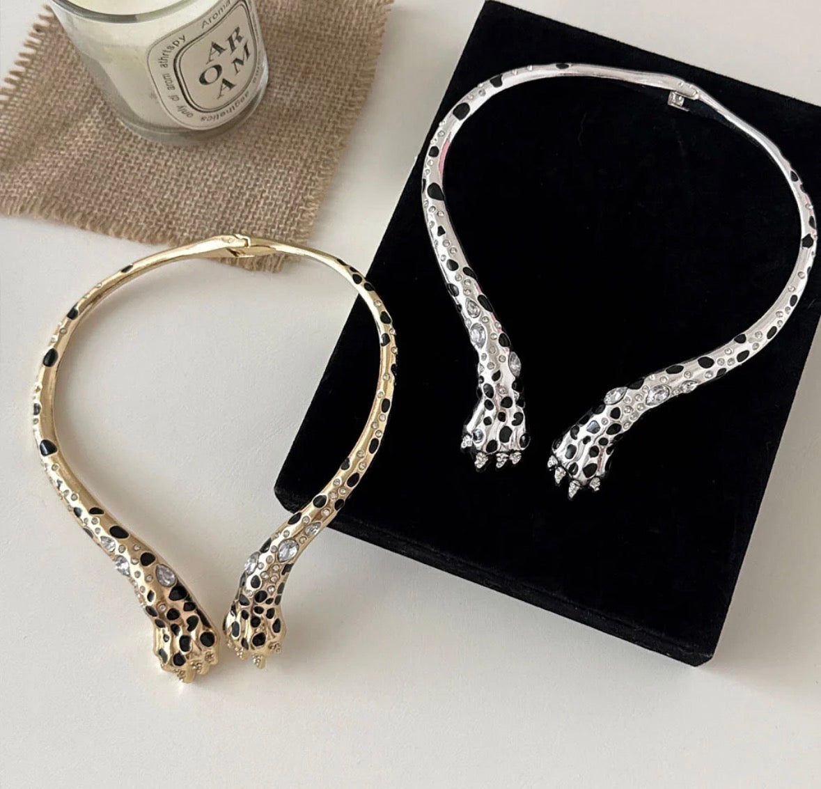 Leopard Claw Choker