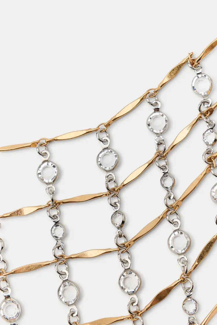 Metal Droplets Necklace