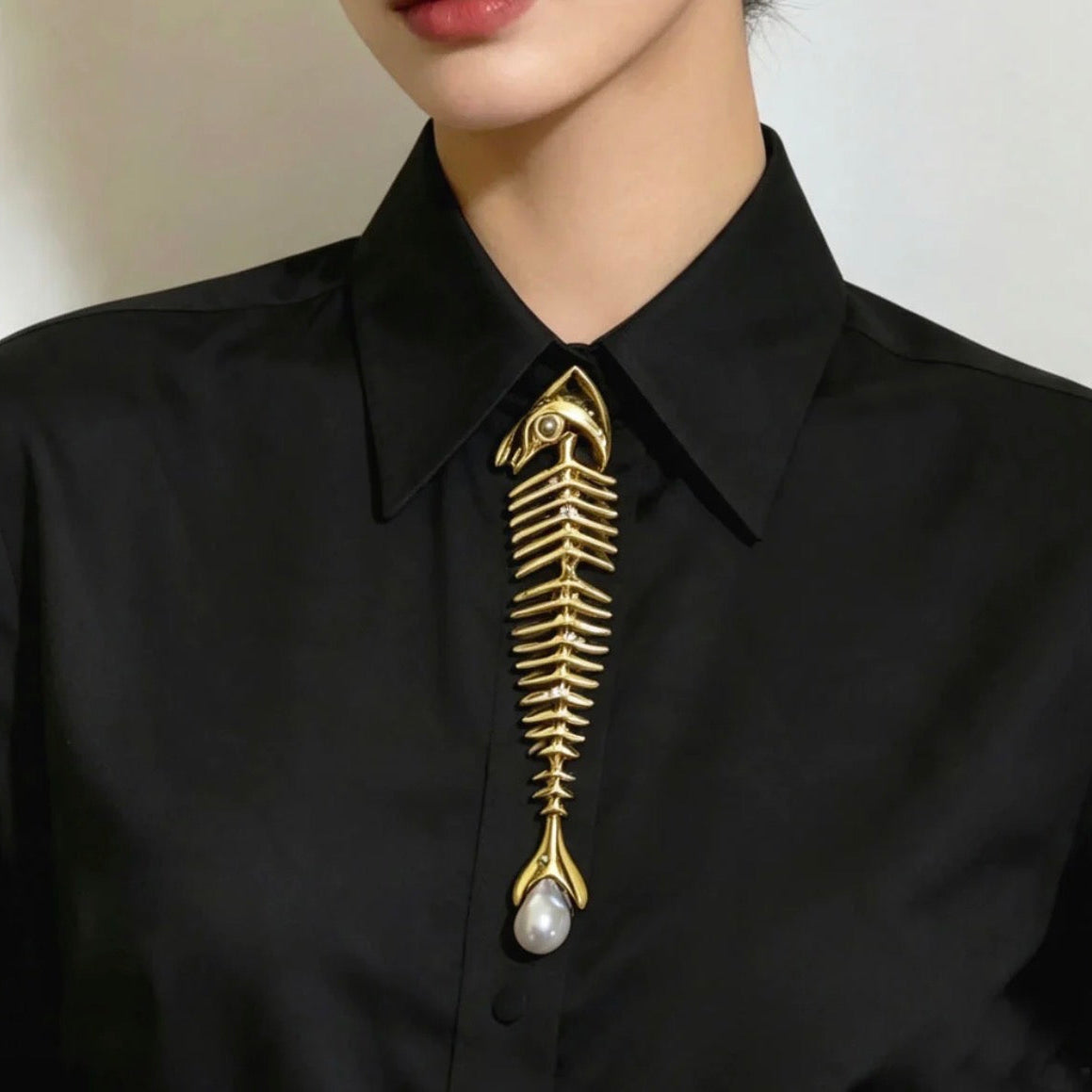 FishBone Brooch
