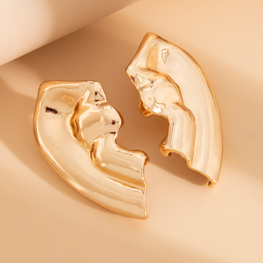 Face Silhouette Abstract Earrings