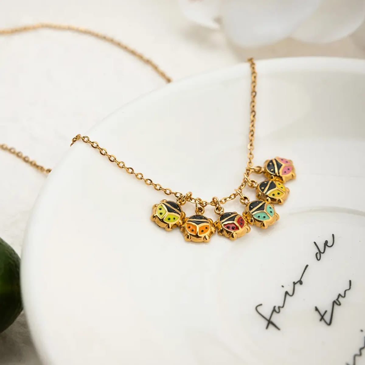 Bumble Bee Charm Necklace
