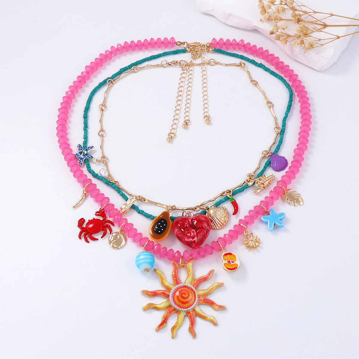 Ocean Layered Neckace