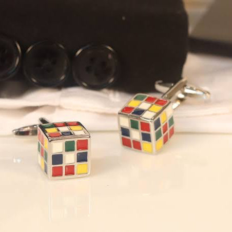Rubik’s Cube Cufflink