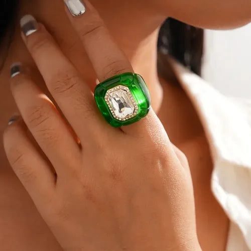 Emerald Cocktail Ring