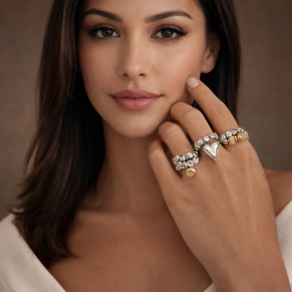 Pebble Ring Set of 3