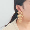 Fishbone Earrings
