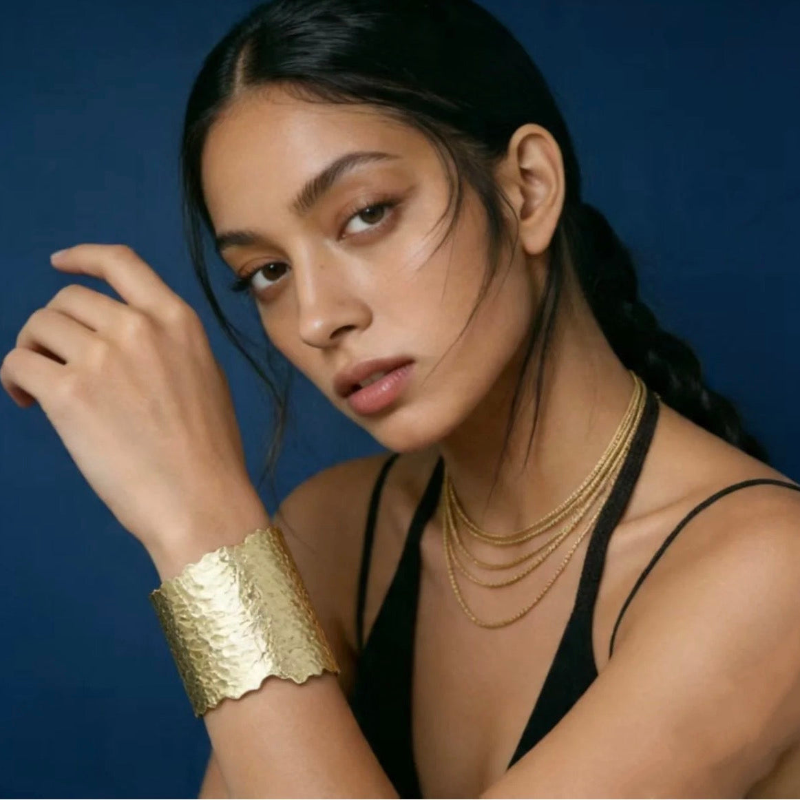 Hammered Golden Kada