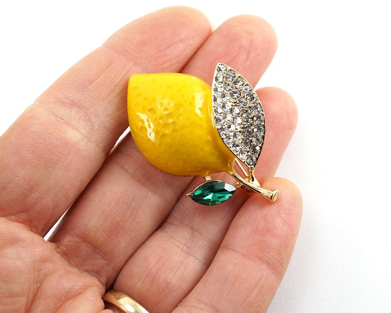 Little Lemon Brooch