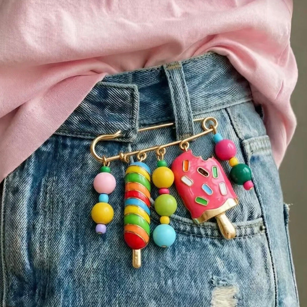 Icecream Pin Brooch