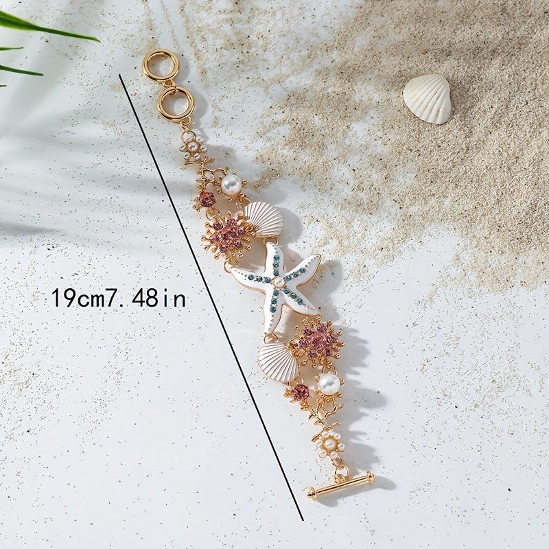 White Starfish Bracelet