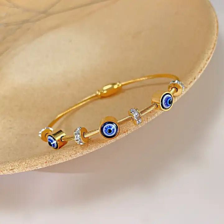 Evil Eye Golden Bracelet
