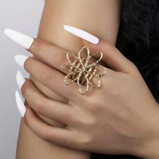 Wired Flower Ring