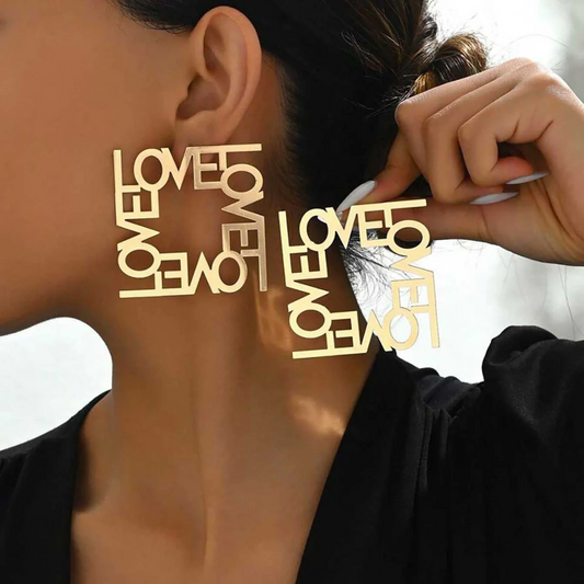 Love Square Earrings