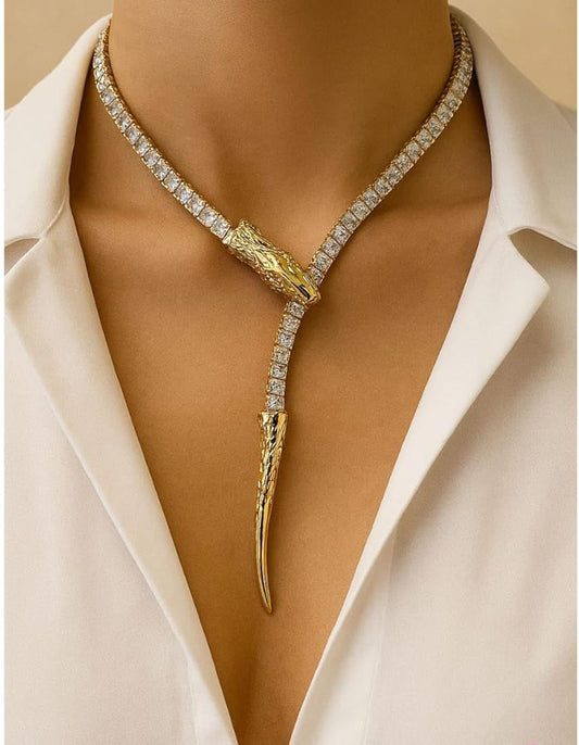 Crystal Snake Neck Wrap