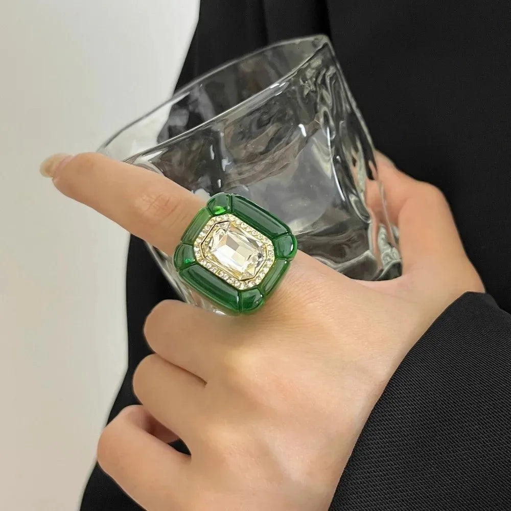 Emerald Cocktail Ring