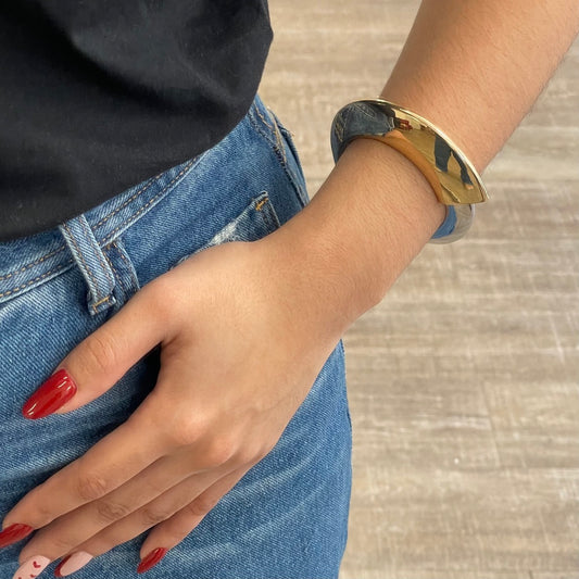 Two Tone Abstract Kada