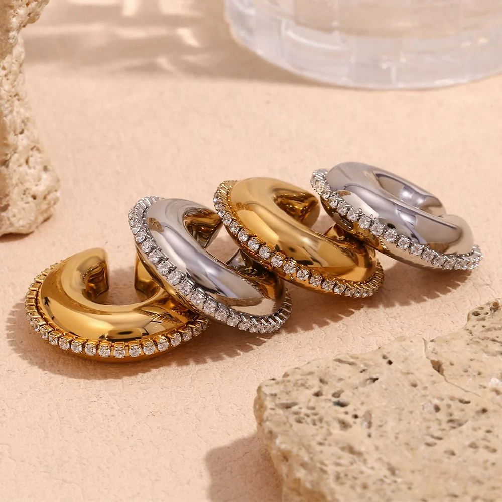 Diamond Chunky Earcuff(Pair)