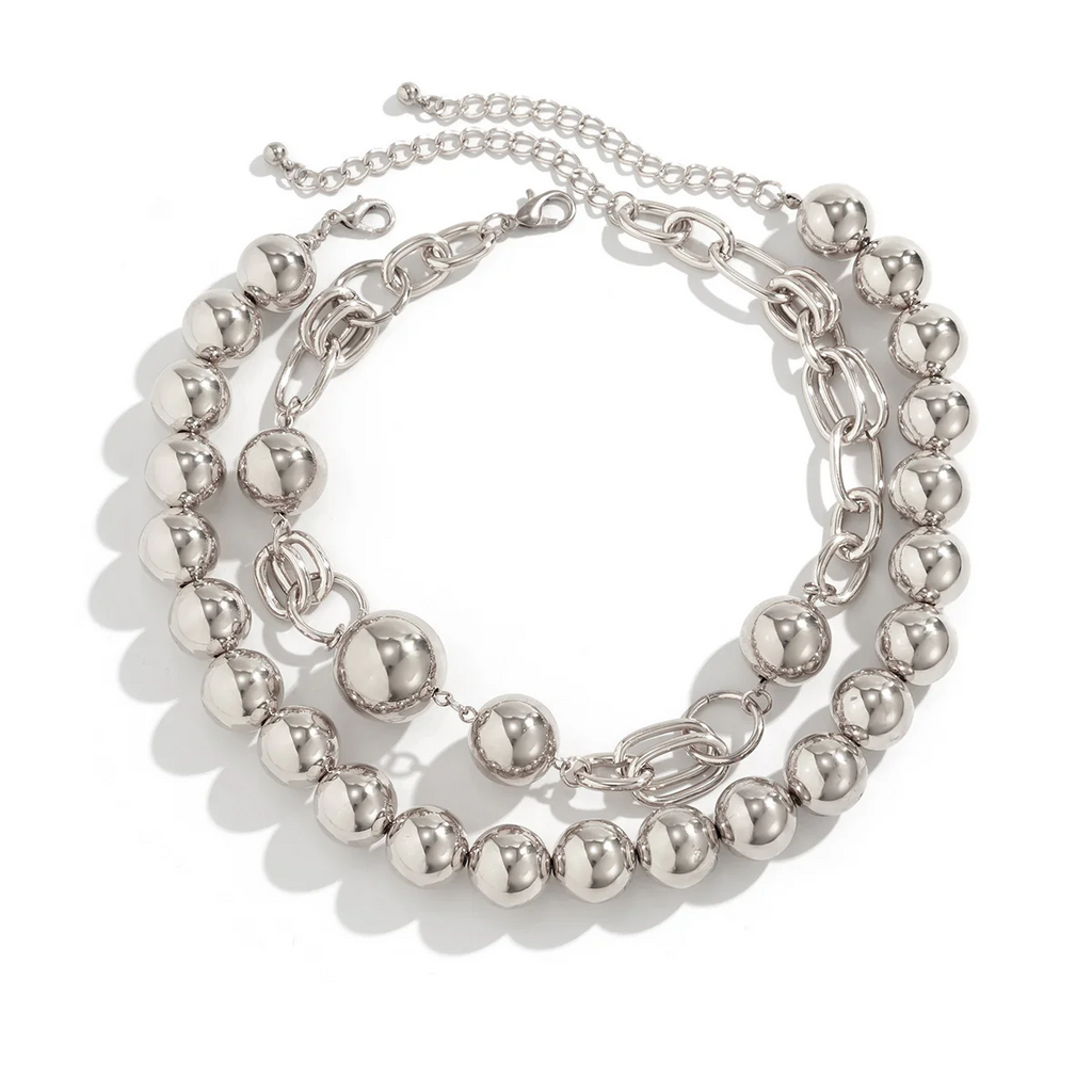 Ball Double Layered Necklace
