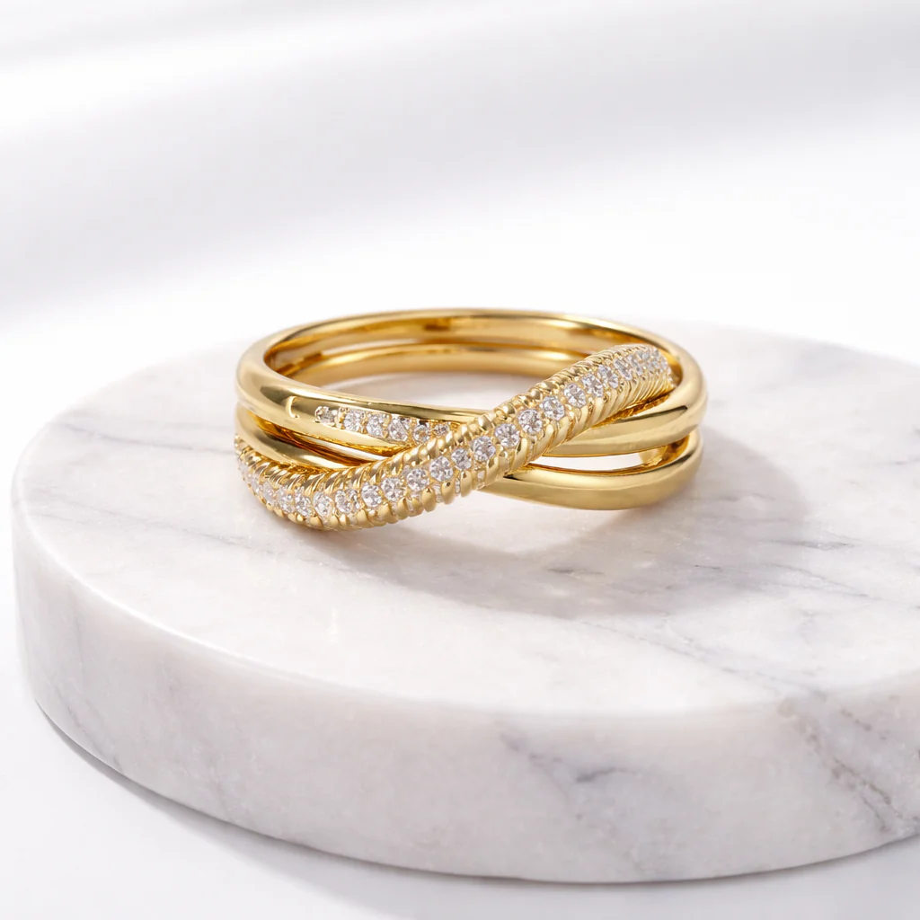 Criss Cross Ring
