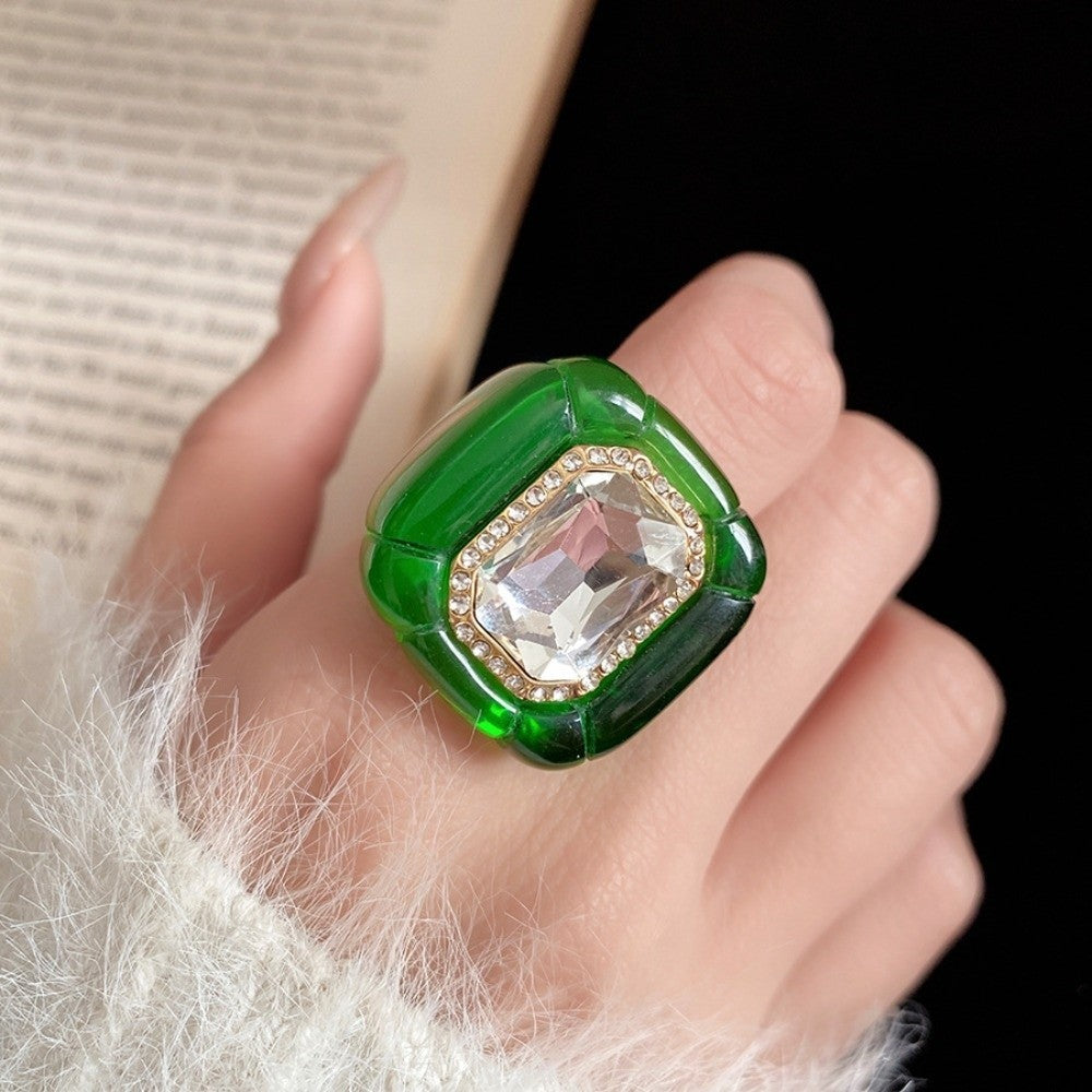 Emerald Cocktail Ring