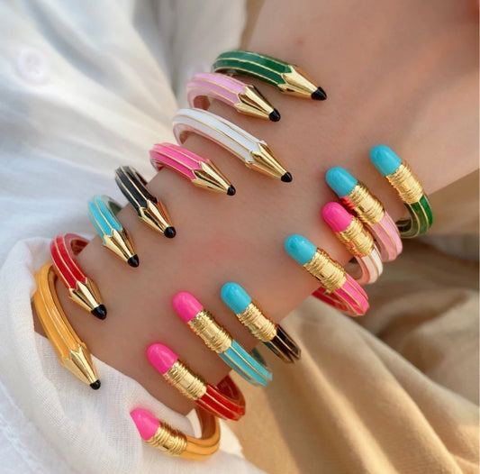 Pencil Cuff Bracelet