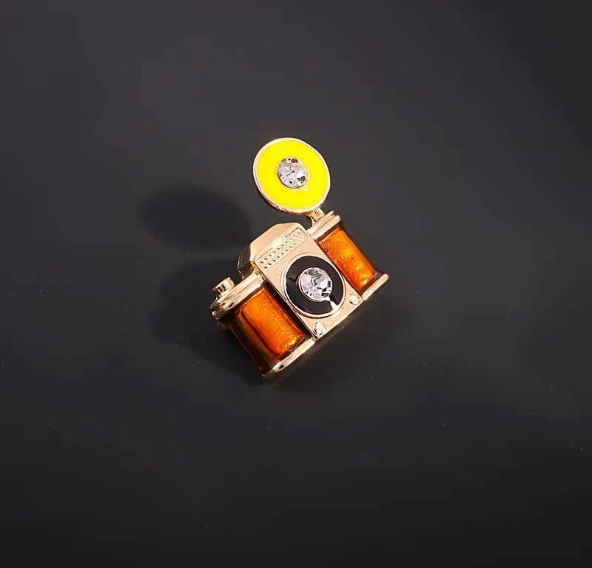 Camera Brooch