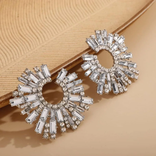 Crystal Crown Stud