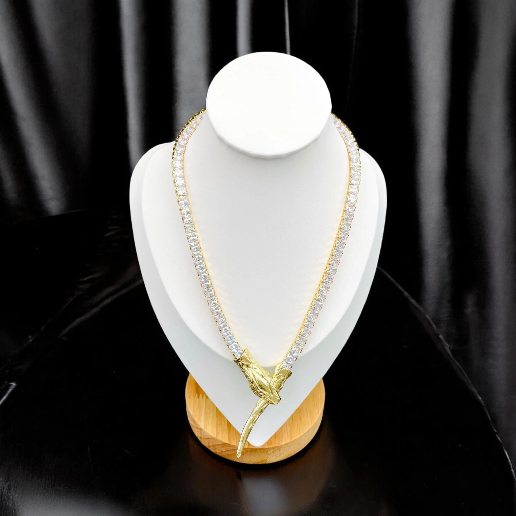 Crystal Snake Neck Wrap