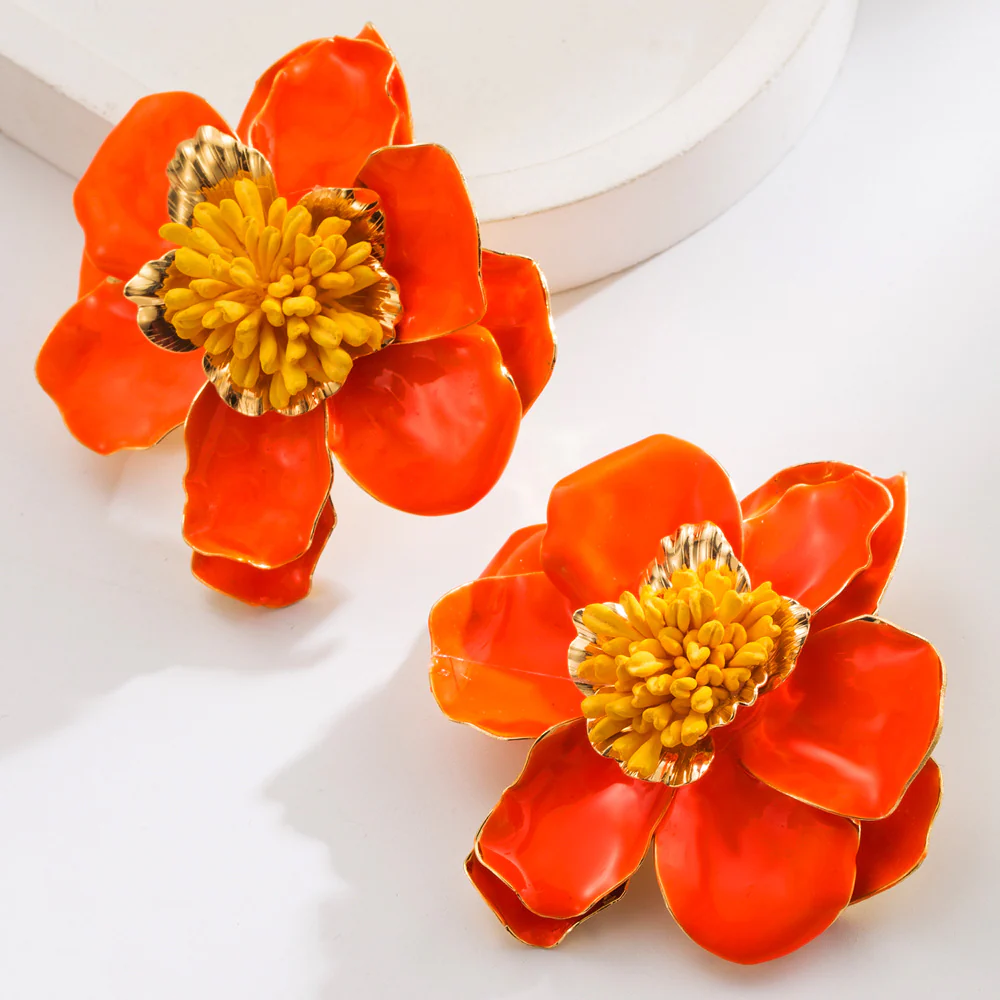 Floral Flower Earrings