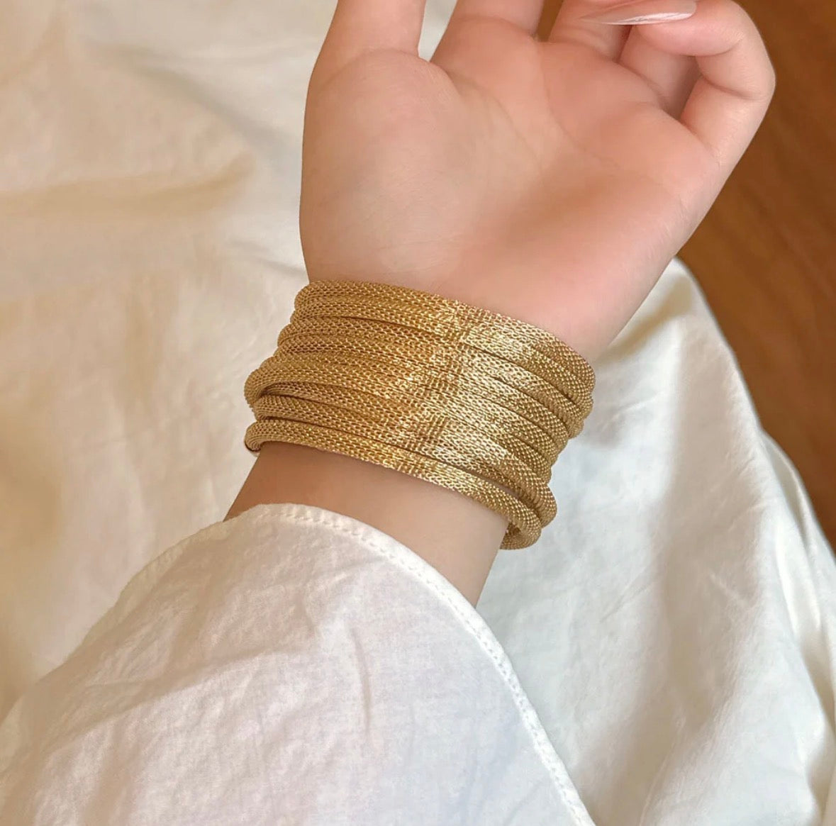 Wrap Mesh Bracelet Bangle