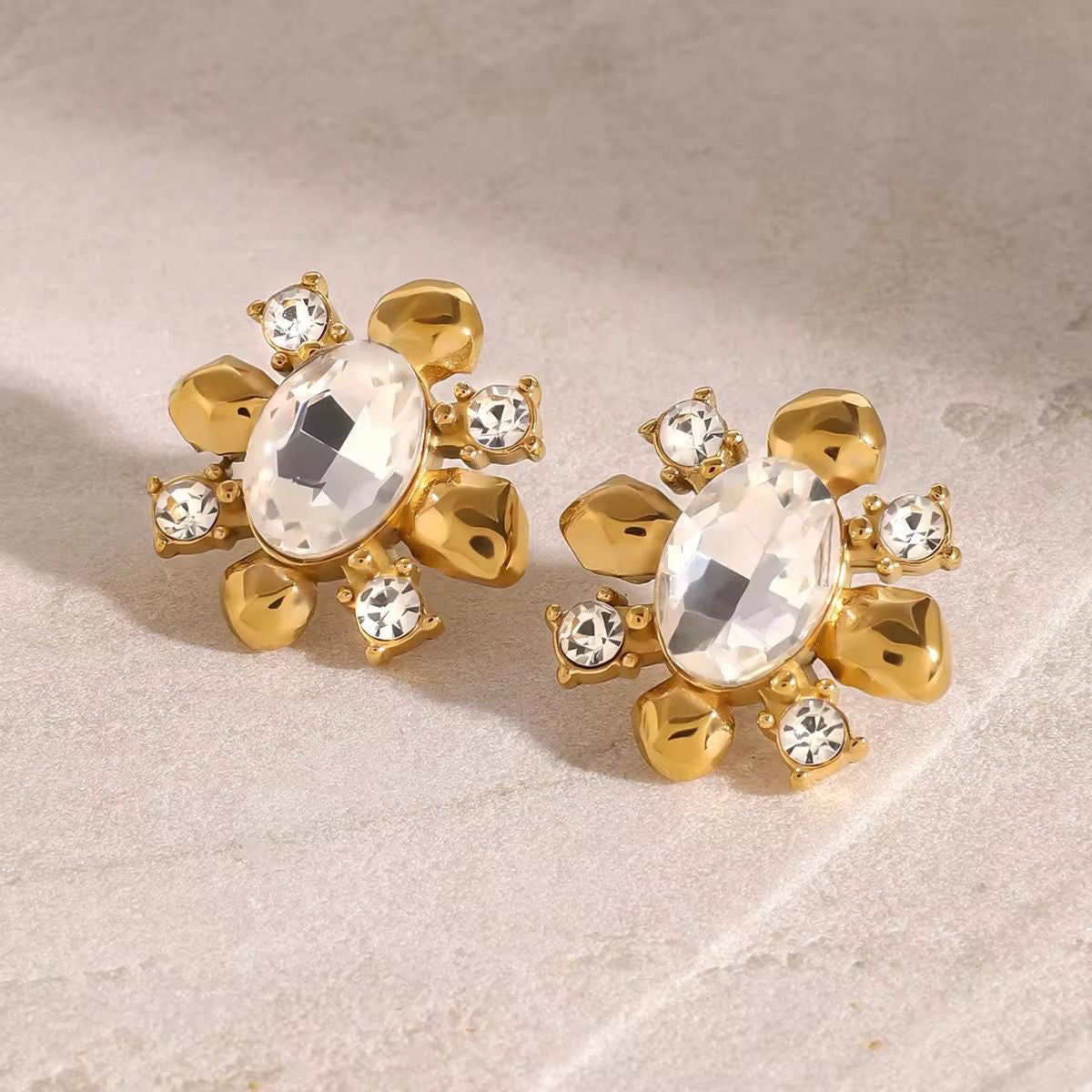 Cherry Diamond Studs