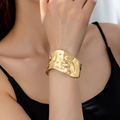 Golden Dented Cuff
