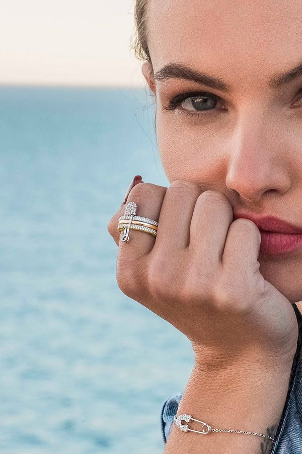 Safety Pin 3in 1 Ring