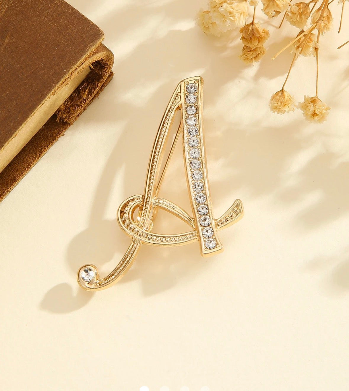 Initial Brooch